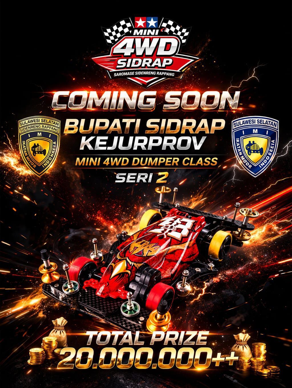 Kejurprov Mini 4WD Dumper Class Seri 2, INIKLIK.ID,